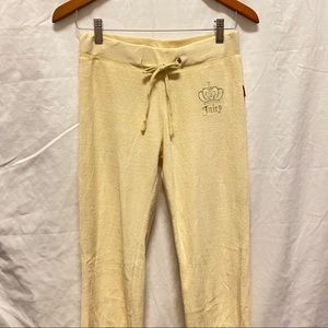 rare juicy couture yellow sweatpants